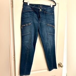 White House Black Market skinny ankle jeans size 12